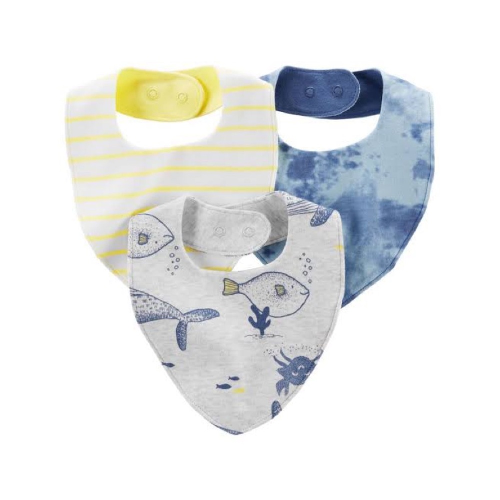 CARTER’S 3-Piece “Under the Sea” Bib Set